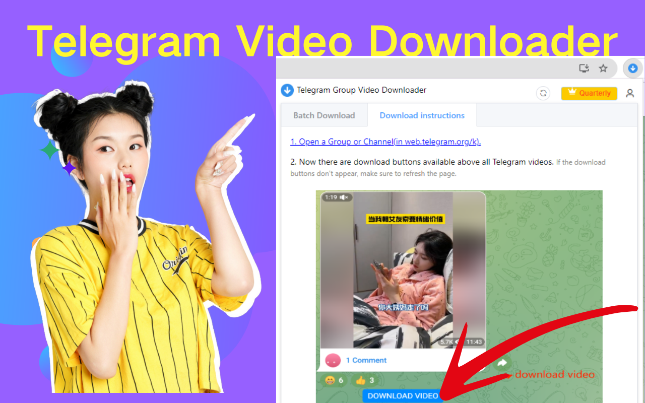 Telegram Video Download